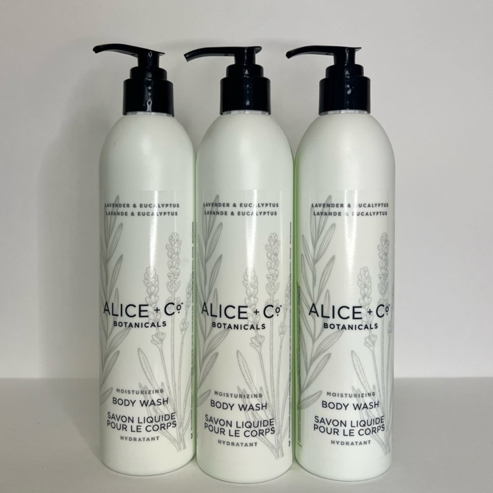 Alice + Co Botanicals Body Wash Set of 3